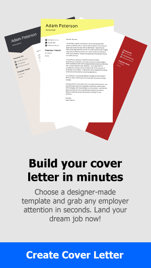 Create Cover Letter